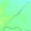 Chitengo topographic map, elevation, terrain