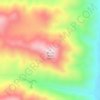 Mount Baldy topographic map, elevation, terrain