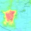 Pesalakan topographic map, elevation, terrain