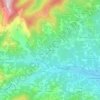 Le Delèche topographic map, elevation, terrain