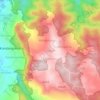 Krajan topographic map, elevation, terrain