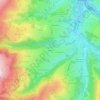 Trevilla topographic map, elevation, terrain