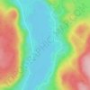 Lac Gaucher topographic map, elevation, terrain