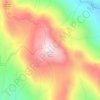 Beinn a' Choin topographic map, elevation, terrain