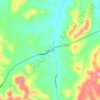 Hampshire topographic map, elevation, terrain