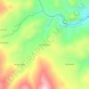Yurac Kancha topographic map, elevation, terrain