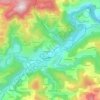 Blache topographic map, elevation, terrain