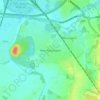 New Rossington topographic map, elevation, terrain