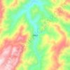 Adu topographic map, elevation, terrain