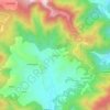thapla topographic map, elevation, terrain
