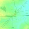 Akodia topographic map, elevation, terrain