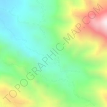 San Lorenzo topographic map, elevation, terrain