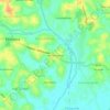Horathuduwa topographic map, elevation, terrain