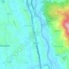 Koshinna topographic map, elevation, terrain