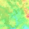 Le Gailland topographic map, elevation, terrain