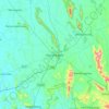 Kurunegala topographic map, elevation, terrain