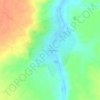 Khudumelapye topographic map, elevation, terrain