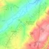 Le Petit Val topographic map, elevation, terrain