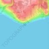 Gower Point topographic map, elevation, terrain