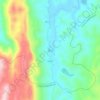 Nanda topographic map, elevation, terrain