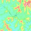 Shuiguan topographic map, elevation, terrain