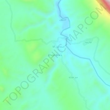Kheyli Mara topographic map, elevation, terrain