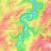 Dahlhausen topographic map, elevation, terrain