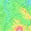 Au topographic map, elevation, terrain