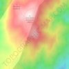 The Granites topographic map, elevation, terrain