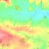 Over Worton topographic map, elevation, terrain