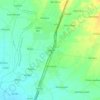 Lalru topographic map, elevation, terrain