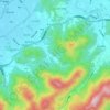 内山 topographic map, elevation, terrain
