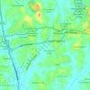 Homagama South topographic map, elevation, terrain