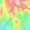 Ajwa topographic map, elevation, terrain