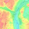 Mechanicville topographic map, elevation, terrain