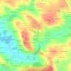 Le Coquart topographic map, elevation, terrain
