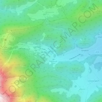 Losenheim topographic map, elevation, terrain