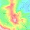 Blue Ridge Overlook topographic map, elevation, terrain