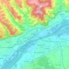 Simbach am Inn topographic map, elevation, terrain