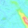 Aluthnuwara topographic map, elevation, terrain