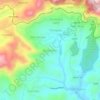 Kammandu topographic map, elevation, terrain
