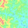 Sikuai topographic map, elevation, terrain