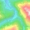 Zwieselstein topographic map, elevation, terrain