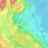 Mercurago topographic map, elevation, terrain
