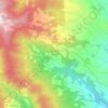 Tartiglia topographic map, elevation, terrain