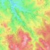 Parleix topographic map, elevation, terrain