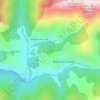 Bony de Serena topographic map, elevation, terrain