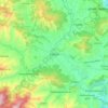 Panauti topographic map, elevation, terrain