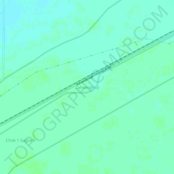Zaheerabad topographic map, elevation, terrain