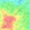 La Courtoisie topographic map, elevation, terrain